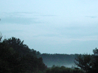 Nebel und Regenbogen, im Sommer 2006