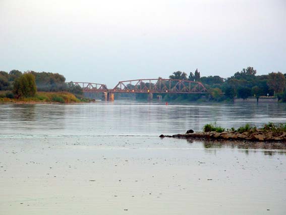 Brücke über die Oder nach Polen