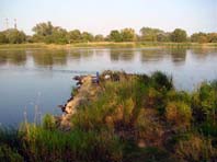 Die erste Angelstelle mit Biss