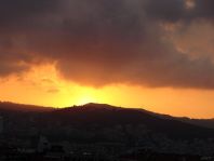 Sonnenuntergang, uni 2013, Barcelona