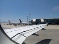 Flug von Barcelona, El Prat de Llobregat, nach Tegel, Juni 2013
