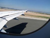 Flug von Barcelona, El Prat de Llobregat, nach Tegel, Juni 2013