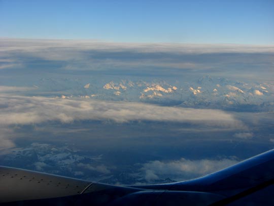 Über den Wolken, Flug von Fuerteventura nach Berlin, Tegel